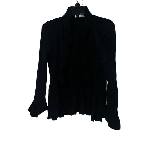 Diane von furstenberg Tops - Diane von furstenberg  cardigan Minimalist sz s Ruffle Dark Academia Emo
